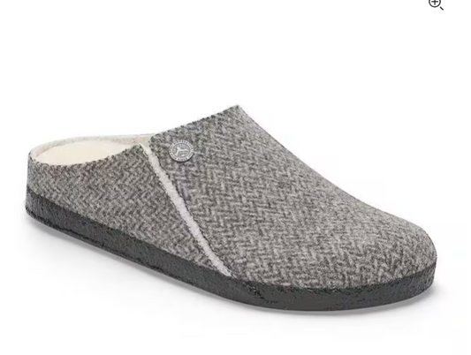 BIRKENSTOCK ZERMAT SHEARLING - HERRINGBONE GREY