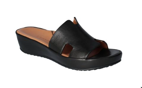 L'AMOUR DES PIEDS CATIANA - BLACK LEATHER