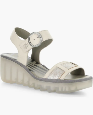 FLY LONDON BEIK - OFF WHITE AND PEARL