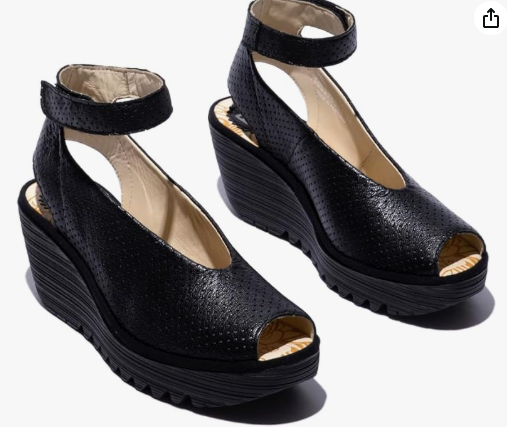 FLY LONDON YALA PERF - BLACK