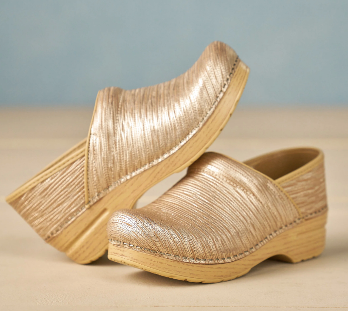 DANSKO PROFESSIONAL CLOG - GOLD TEXTURE