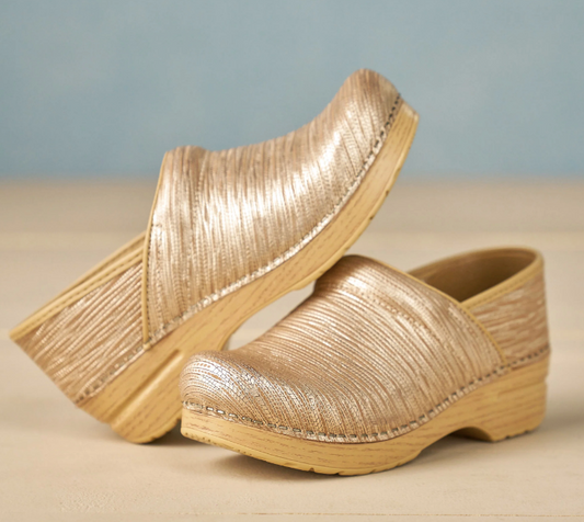 DANSKO PROFESSIONAL CLOG - GOLD TEXTURE
