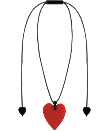 ZSISKA HEART PENDANT - RED