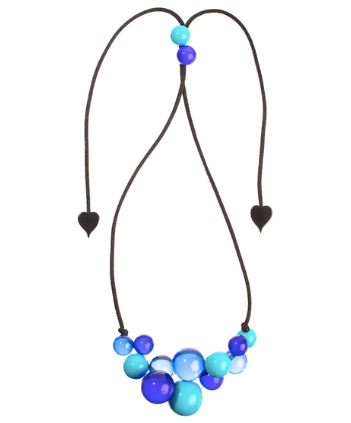 ZSISKA BAUBLE NECKLACE - BLUE MULTI