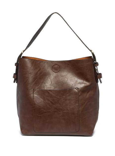 JOY SUSAN CLASSIC HOBO - UMBER BROWN