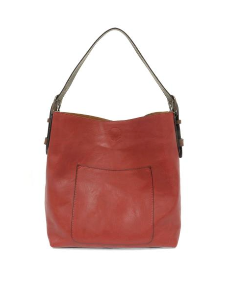 JOY SUSAN CLASSIC HOBO - SCARLET