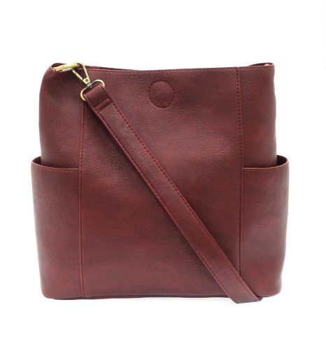 JOY SUSAN KALEIGH BUCKET - GARNET
