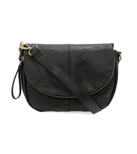 JOY SUSAN HELENE SMALL SADDLE - BLACK