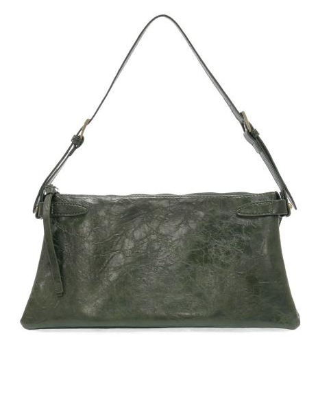 JOY SUSAN EVE TRAPEZE SHOULDER - DEEP FOREST GREEN