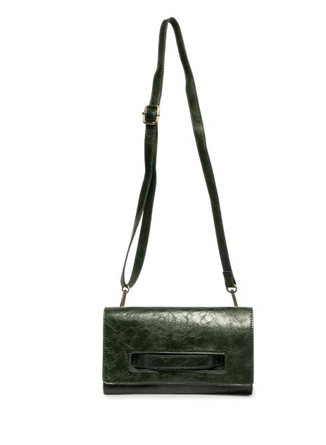 JOY SUSAN CATERINA HANDLE - DEEP FOREST GREEN