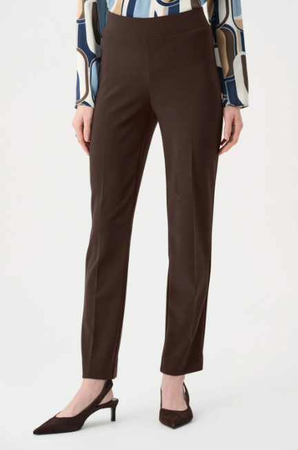 JOSEPH ROBKOFF CLASSIC STRAIGHT PANT - MOCHA