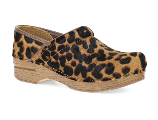 DANSKO PROFESSIONAL CLOG - LEOPARD HAIRCALF
