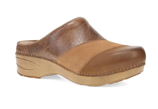 DANSKO ZINNIA CLOG - TAN MULTI