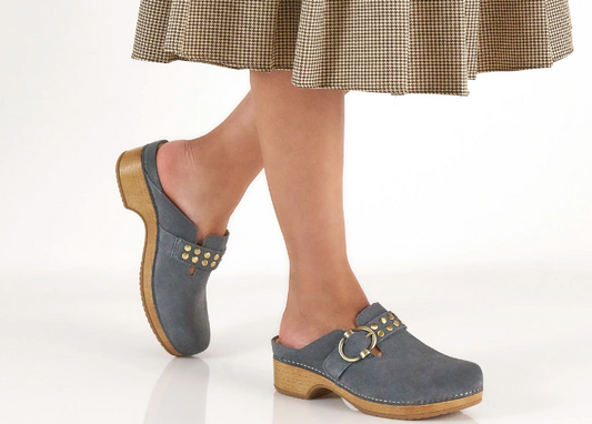 DANSKO BRANSON CLOG - DUSTY BLUE