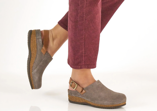 DANSKO MERRIN - STONE EMBOSSED SUEDE