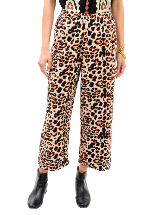 IVY JANE LEOPARD PANT - MULTI