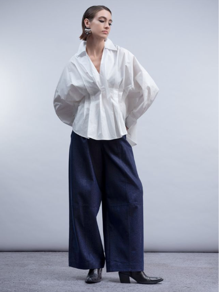 HAAKO BLOUSE - WHITE