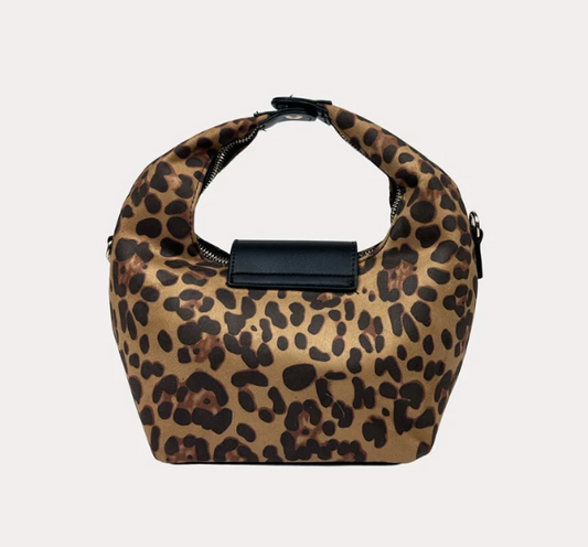 AHDORNED COURTNEY ANIMAL PRINTED CROSSBODY - LEOPARD