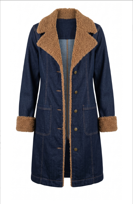 LIVERPOOL SHERPA TRIMMED NOTCH - CINDER BLOOM