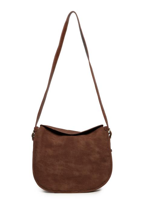 JOY SUSAN TORI SUEDE HOBO CROSSBODY - TOFFEE BROWN