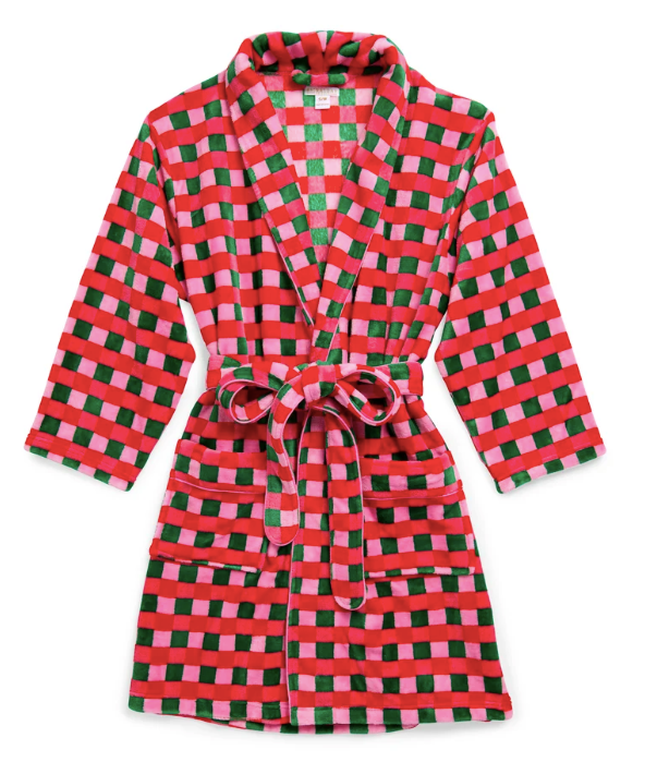 CHECKERED ROBE
