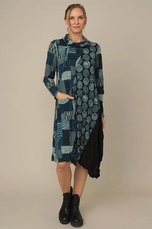 CHALET SIENNA DRESS - GREEN MULTI