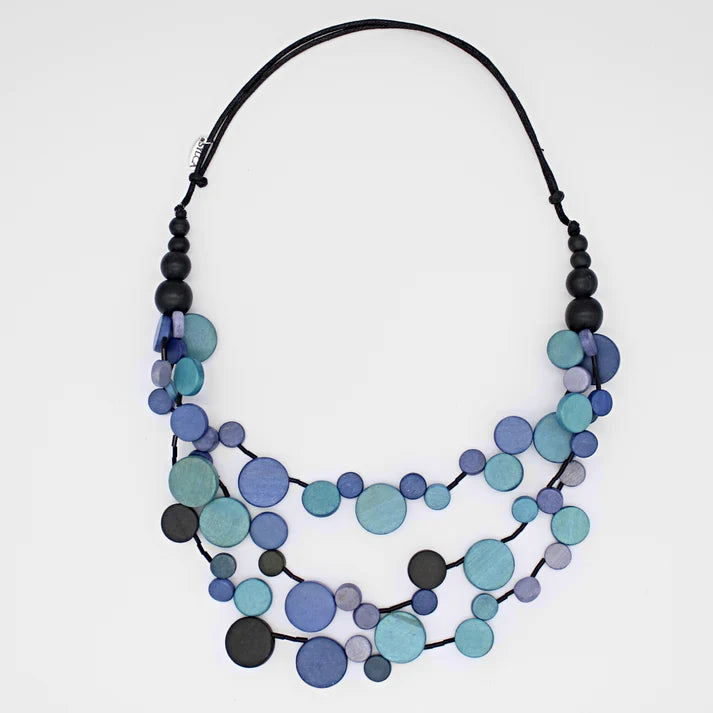 SYLCA MILLIE NECKLACE - BLUE MULTI - TG22N02BLU