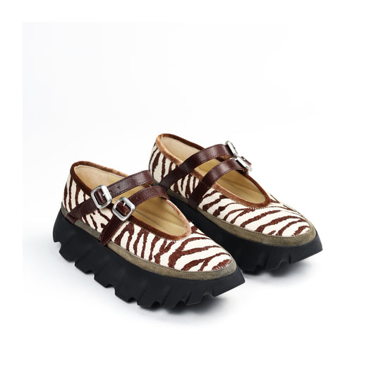 4CCCCEES TURA BALLET - ZEBRA PRINT