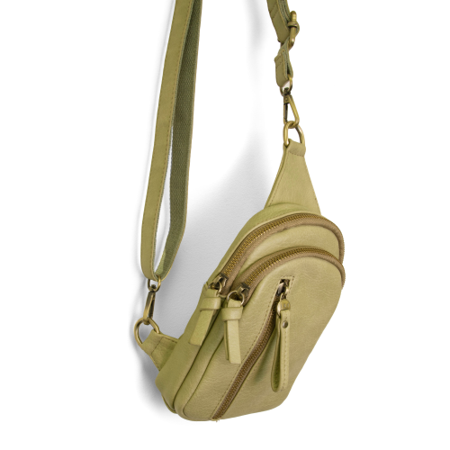 JOY ACCESSORIES SKYLAR SLING BAG - SAGE GREEN
