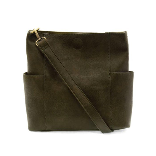 JOY ACCESSORIES KAYLEIGH BUCKET BAG - DARK GREEN
