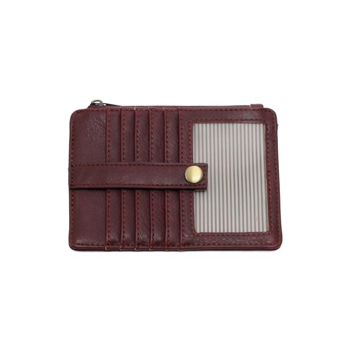 JOY ACCESSORIES PENNY MINI TRAVEL WALLET - BLACKBERRY