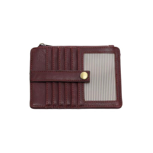 JOY ACCESSORIES PENNY MINI TRAVEL WALLET - BLACKBERRY