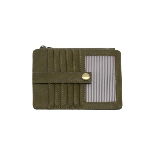 JOY ACCESSORIES PENNY MINI TRAVEL WALLET - OLIVE GREEN