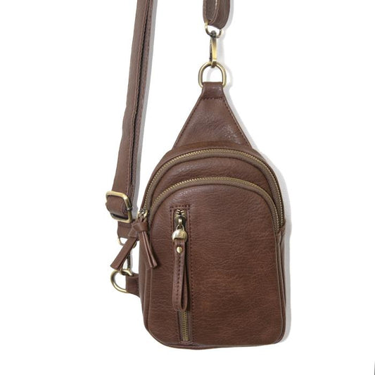 JOY ACCESSORIES SKYLAR SLING BAG - MOCHA