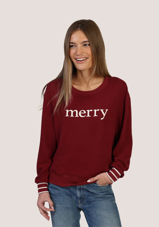 DYLAN MERRY SWEATSHIRT - RED