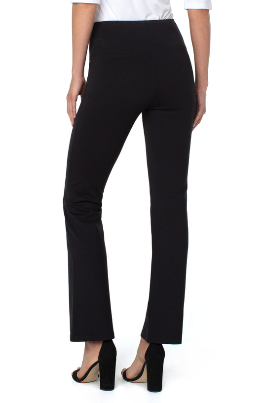 LIVERPOOL PEARL FULL-LENGTH FLARE PANT - BLACK - LM4600M42001