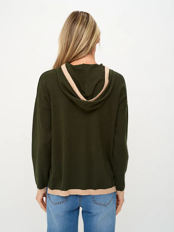 SIX/FIFTY STARLIGHT HOODIE - OLIVE GREEN