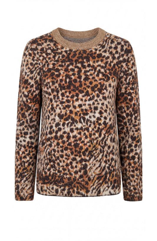 LIVERPOOL LONG SLEEVE CREW NECK SWEATER - JAVA MULTI