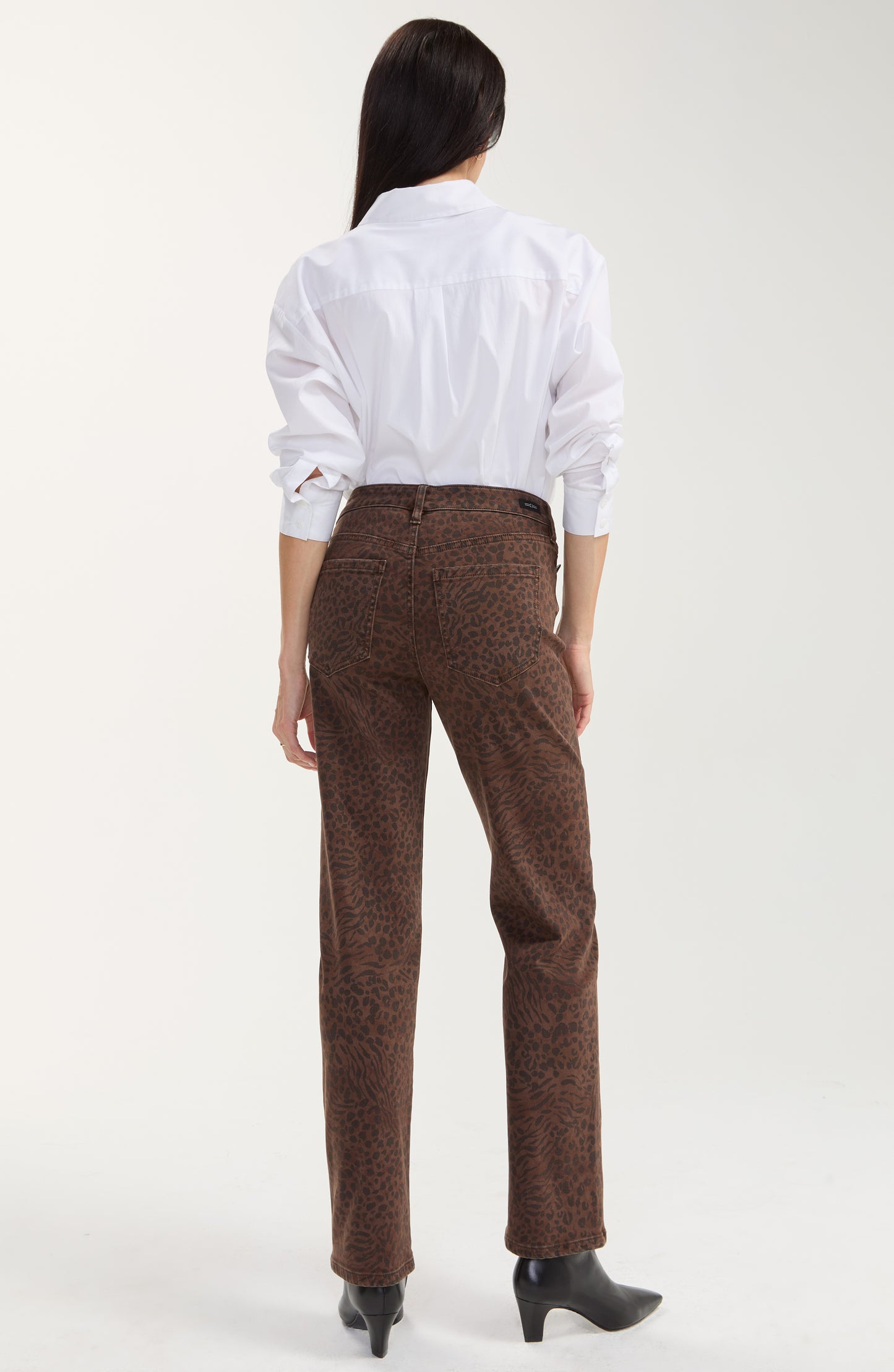 LIVERPOOL KENNEDY STRAIGHT 30 INCH INSEAM - ABSTRACT ANIMAL