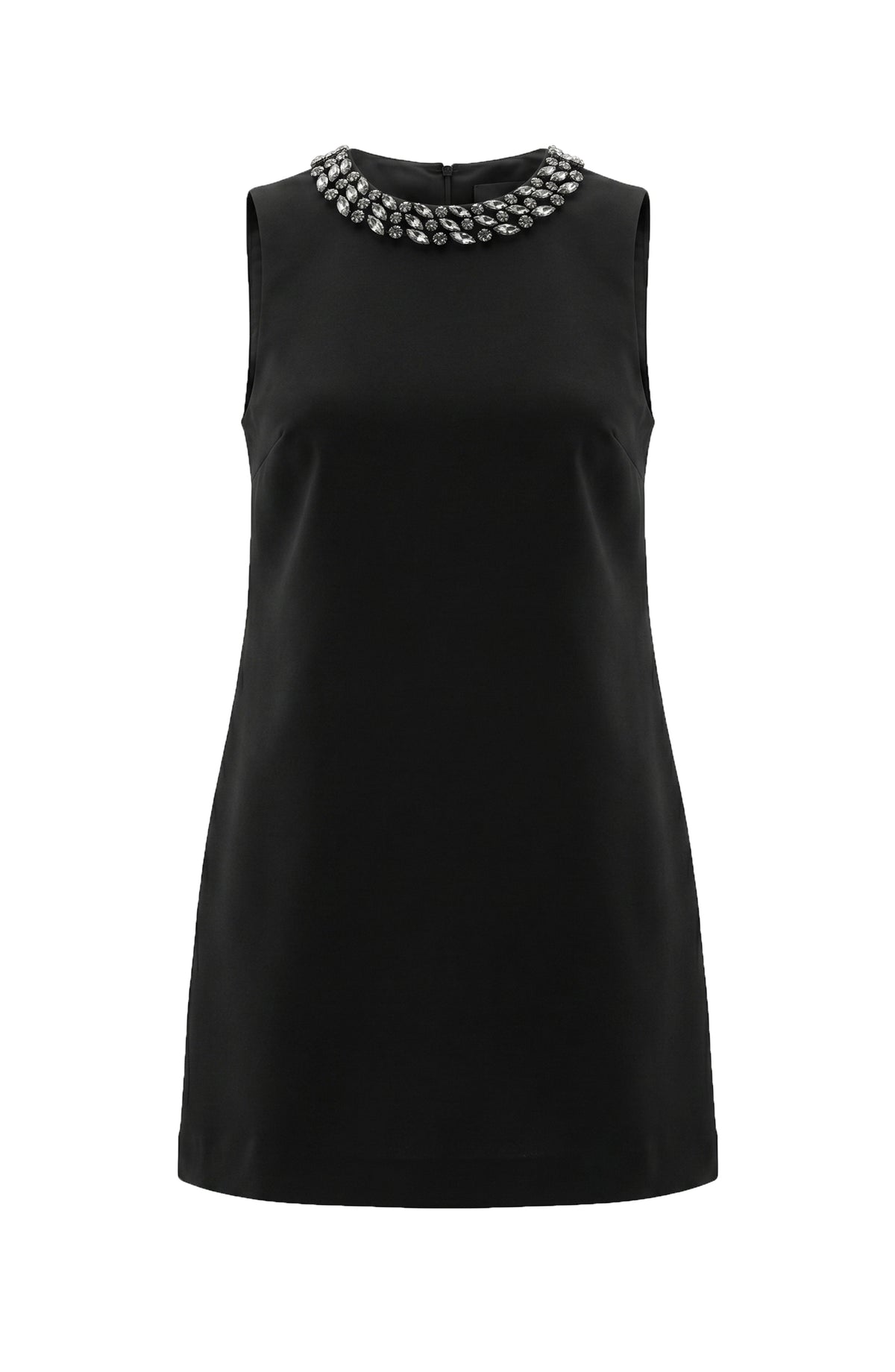 LIVERPOOL SLEEVELESS DRESS WITH EMBROIDERY - DRESS