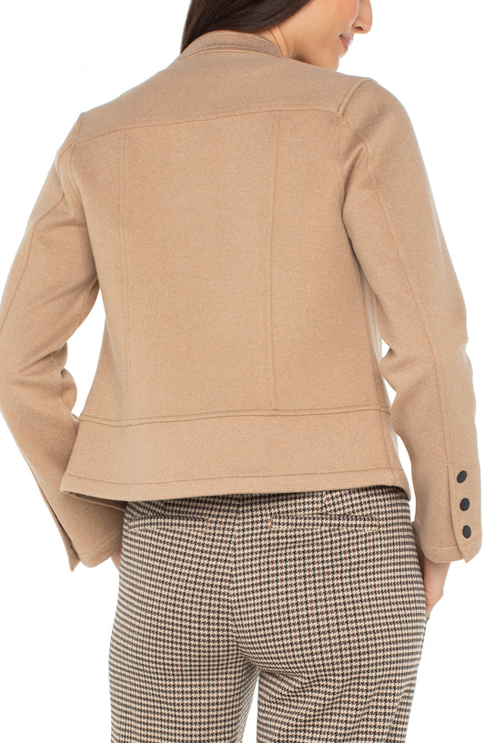 LIVERPOOL BIKER JACKET - CAMEL TAN