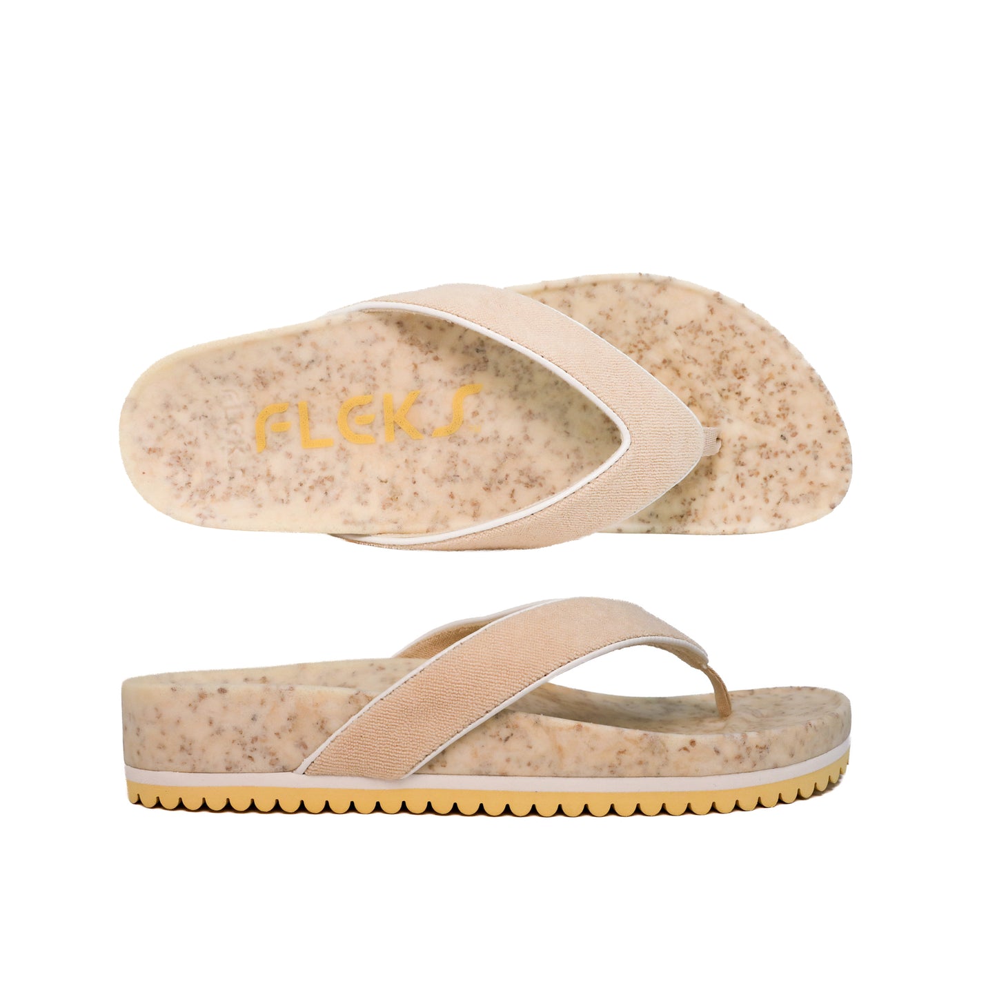 FLEKS WEST BEACH FLIP FLOP - SAND