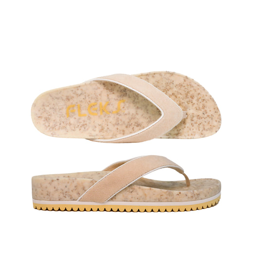 FLEKS WEST BEACH FLIP FLOP - SAND