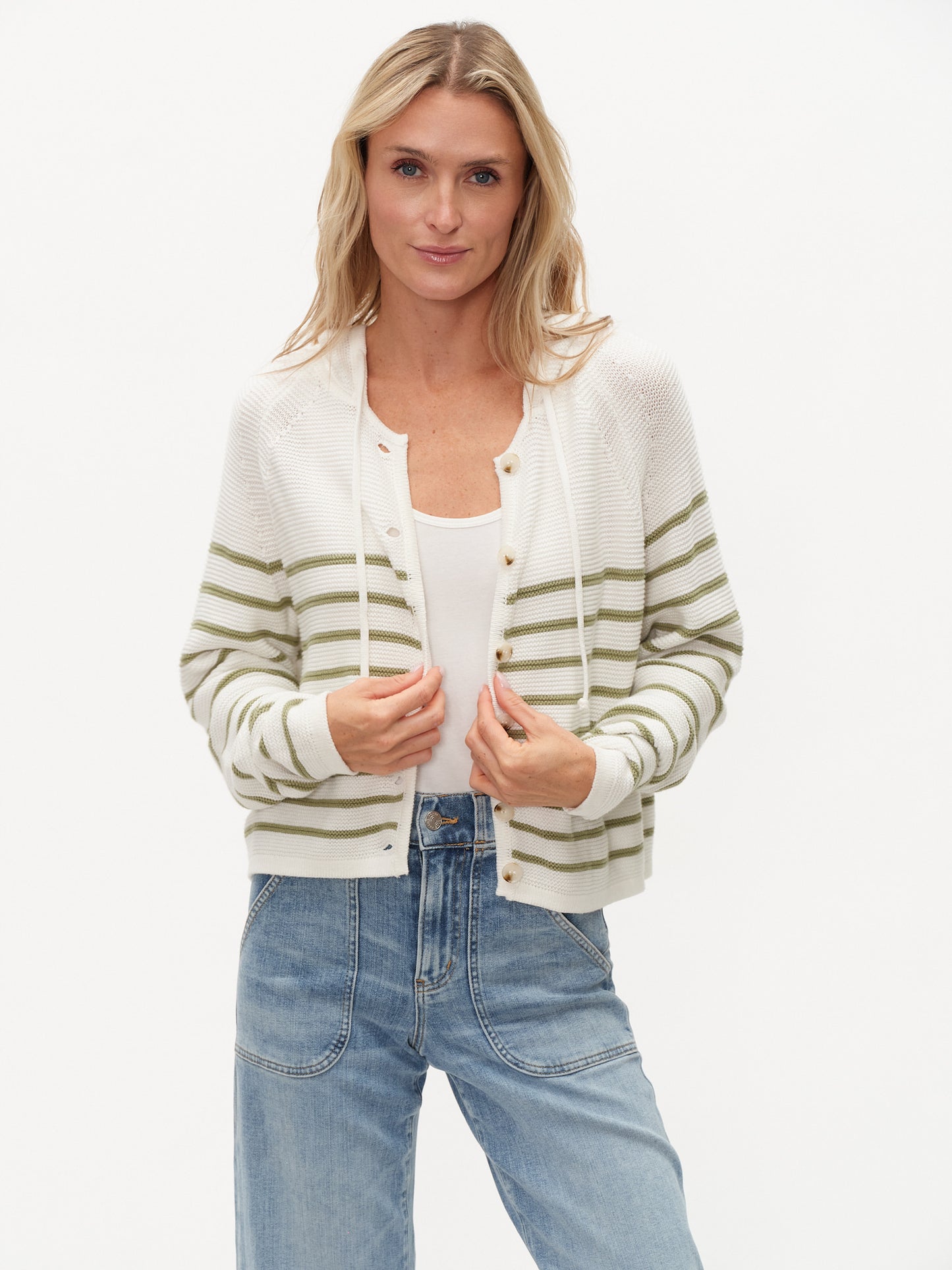 SALE SIX FIFTY ANNALORA HOODIE - WHITE MULTI