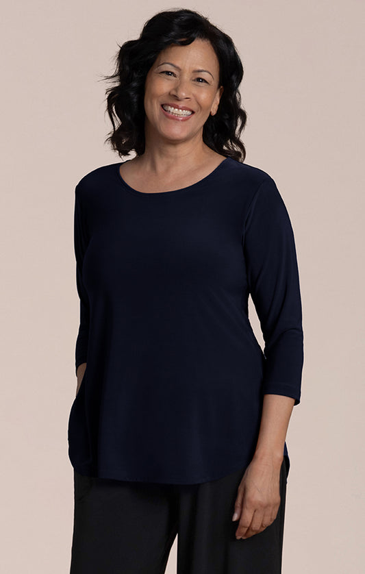 SYMPLI GO TO CLASSIC TEE - NAVY