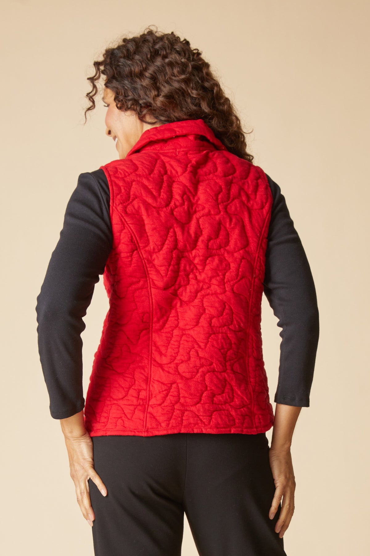 HABITAT CASCADE QUILT SHAPED - CHERRY