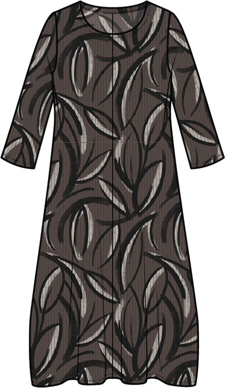 OLIVIA BY HABITAT RENDEZVOUS DRESS - CHOCOLATE