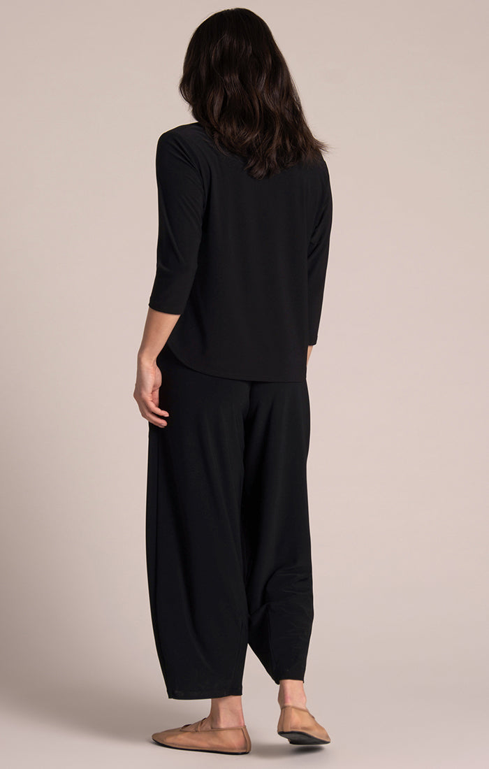 SYMPLI GO TO CLASSIC TEE SHORT - BLACK