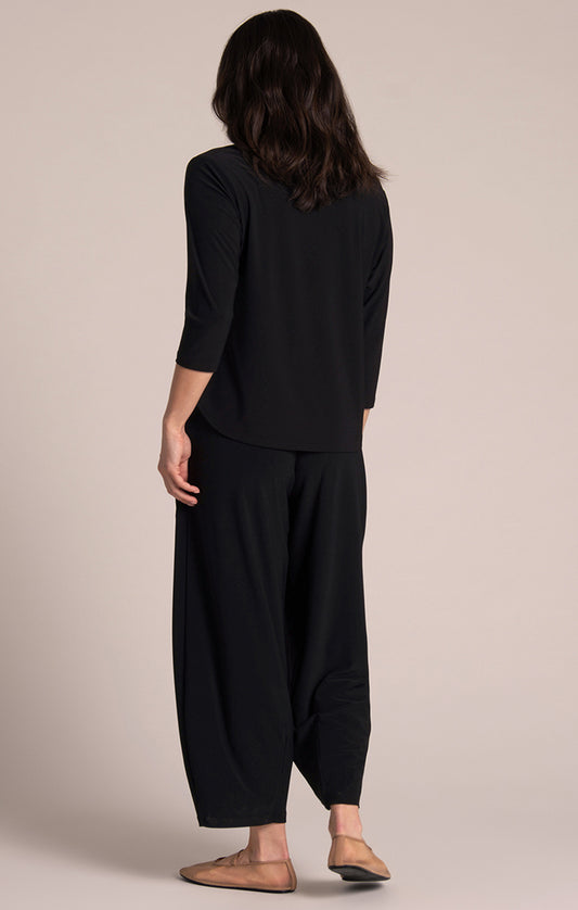 SYMPLI GO TO CLASSIC TEE SHORT - BLACK