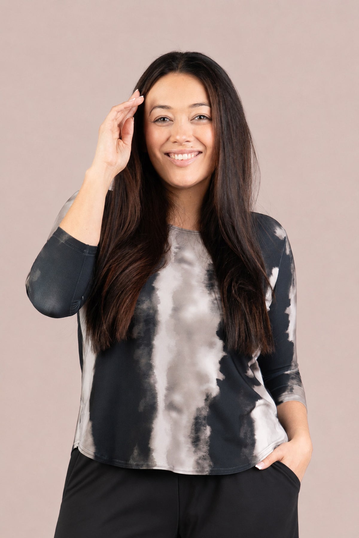 SYMPLI GO TO CLASSIC TEE PRINT - GRAPHIC WATERCOLOR
